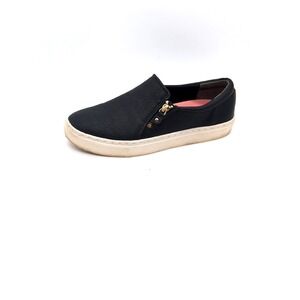 Dr Scholls Sneakers Womens No Chill Black 9.5 Slip On Walking Shoes Be Free Zip